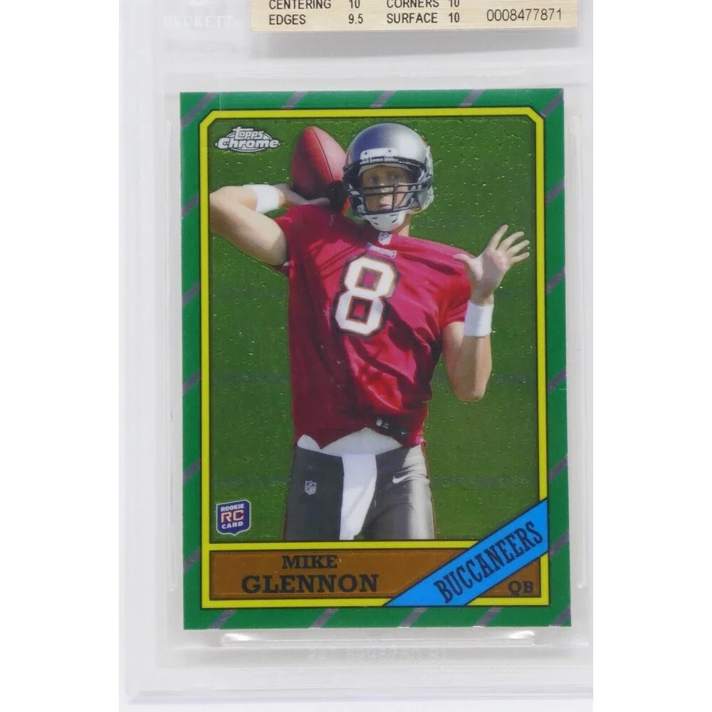 2013 Topps Chrome 1986 #5 Mike Glennon Rookie Beckett 10 PRISTINE LOW POP
